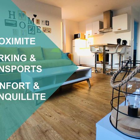 Charmant Appartement 1-4 Personnes, Proche Centre Avec Parking Nantes Exterior foto